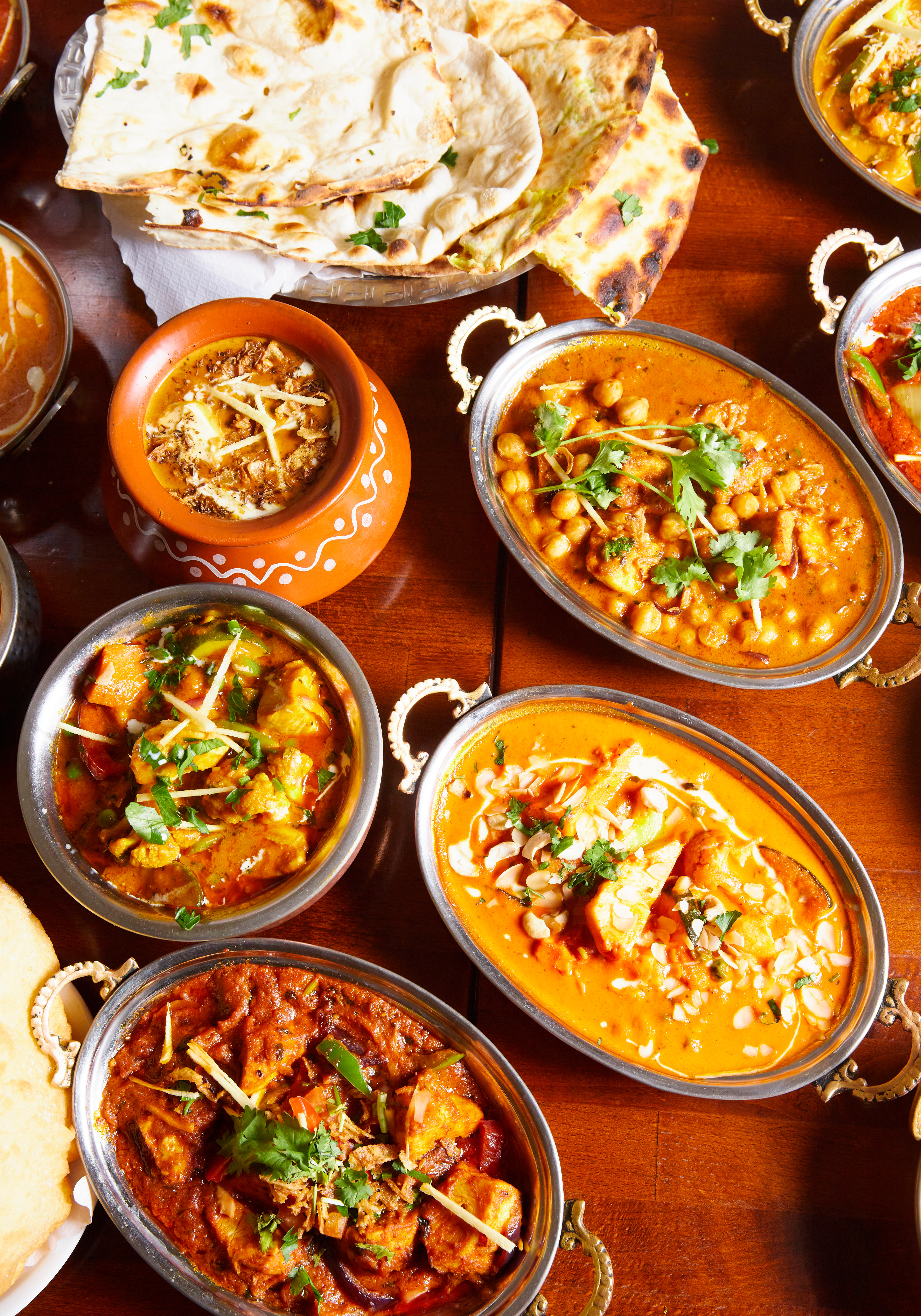 Individually assembled Indian buffet for birthdays by Khushi Berlin